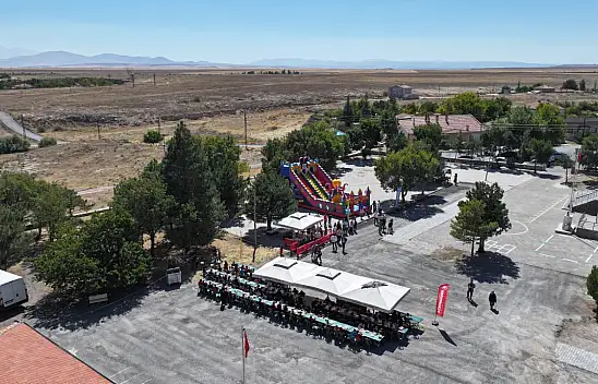 Kayseri'de kırsal mahallelerde çocukların yüzü güldü! İşte sebebi