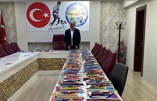 Kayseri'de kırtasiye desteği devam ediyor