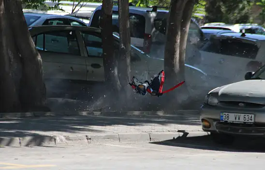 Kayseri'de korku dolu anlar