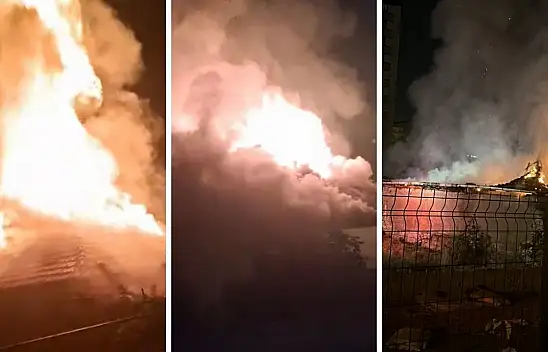 Kayseri'de korkutan yangın! Müstakil ev alev topuna döndü