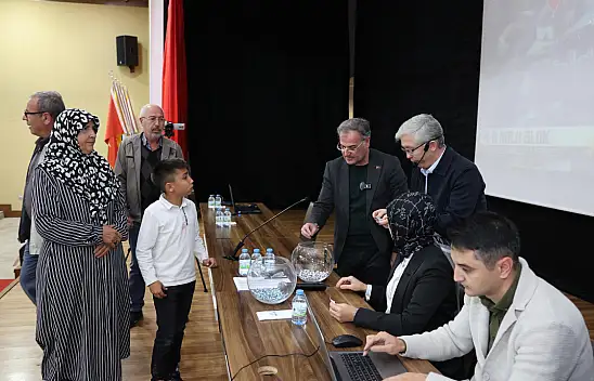 Kayseri'de kuralar çekildi! 125 aile evine kavuşuyor