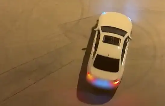 Kayseri'de lüks araçla drift attı! Emniyet bu görüntüleri affetmedi