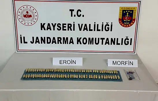 Kayseri'de mide ve bağırsağında uyuşturucu taşıyan yabancı uyruklu şahıs yakalandı