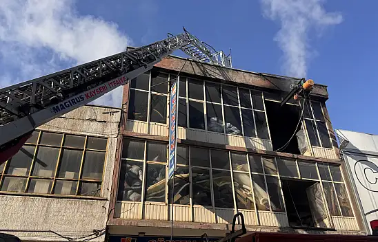 Kayseri'de mobilya atölyesinde yangın