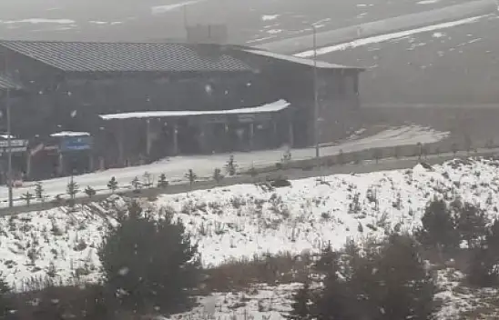 Kayseri'de o bölgeye kar yağıyor