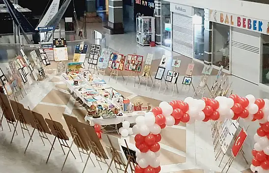 Kayseri'de öğrencilerin çalışmaları sergilendi!