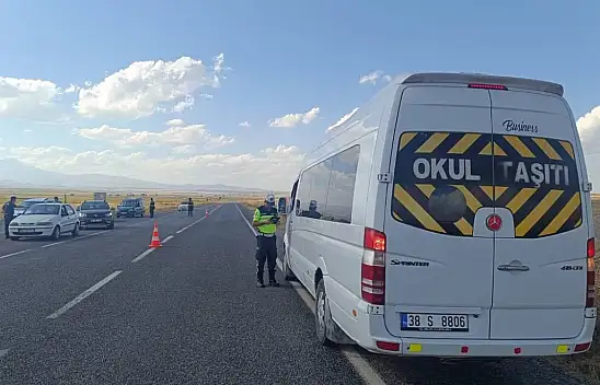 Kayseri'de okul servisleri mercek altında