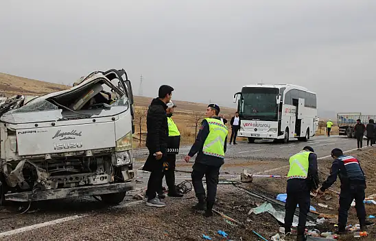 Kayseri'de ölüm yolu!