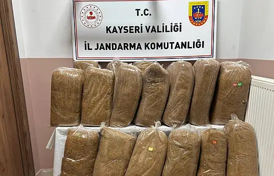 Kayseri'de rutin kontrolde dikkat çeken detay: Otobüsten 300 kilo çıktı