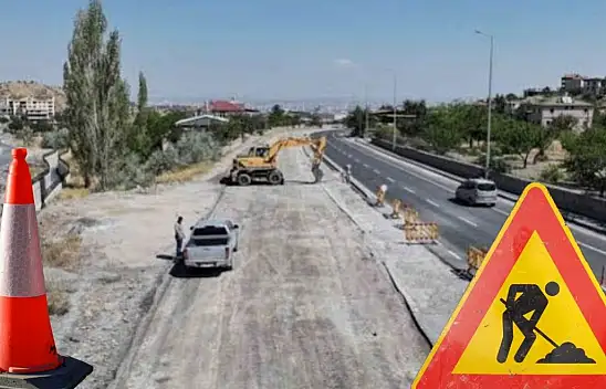 Kayseri'de sabah 07.00 itibarıyla o yol trafiğe kapatılacak