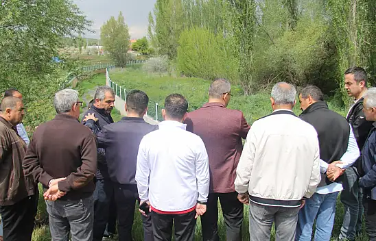 Kayseri'de sağlığı tehdit eden bölgede inceleme yaptılar