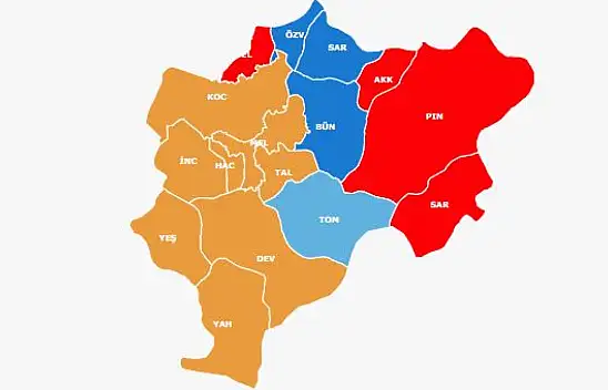 Kayseri'de seçimin dikkat çeken tablosu!