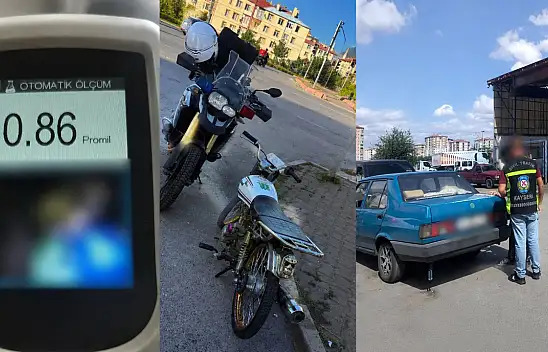 Kayseri'de trafikte huzuru bozanlara ceza yağmuru