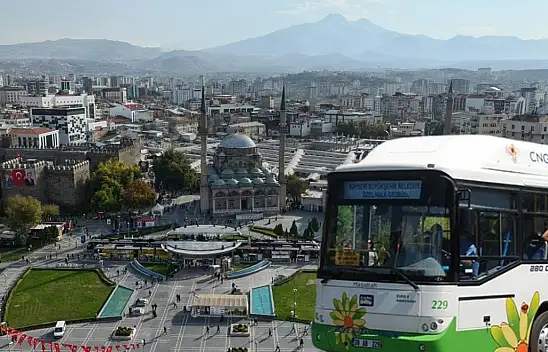 Kayseri'de ücretsiz ulaşım 2 gün sürecek! Detaylar belli oldu
