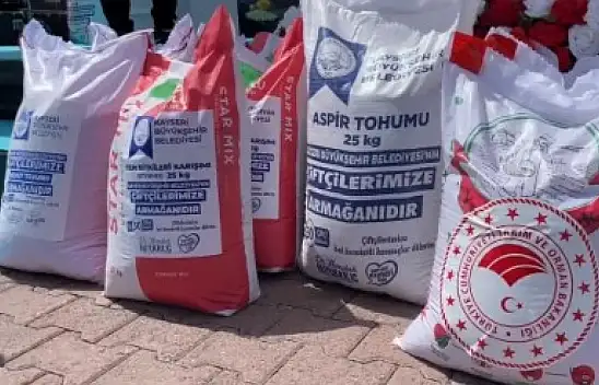 Kayseri'de vatandaşlara 600 ton ücretsiz dağıtıldı