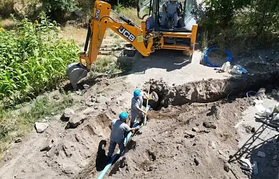 Kayseri'de yeni konutlara içme suyu hamlesi!