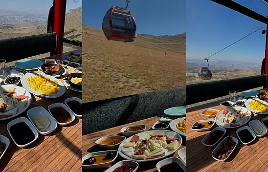 Kayseri'de yeni moda: Uçan kahvaltı! İşte fiyatı