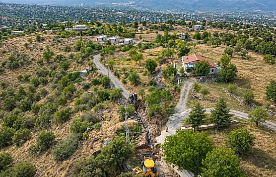 Kayseri'de yeni yerleşimler için KASKİ sahada!