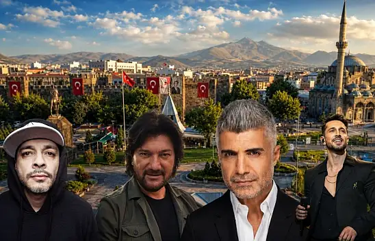 Kayseri'de yıldızlar geçidi: Ünlü isimler ücretsiz festival için gelecek!