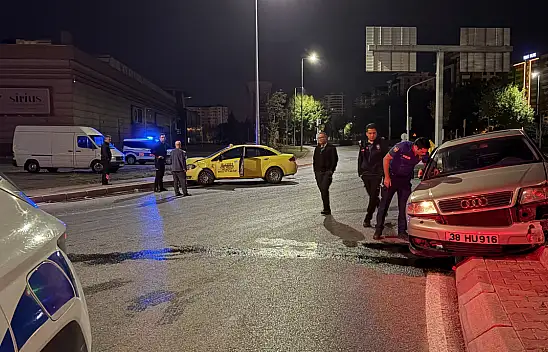 Kayseri'de yürekleri ağza getiren kaza: 1 yaralı
