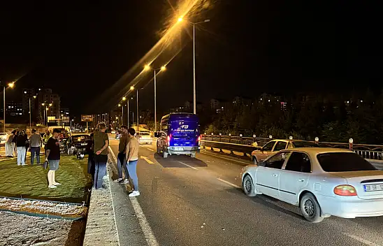 Kayseri'de zincirleme kaza! 2 yaralı