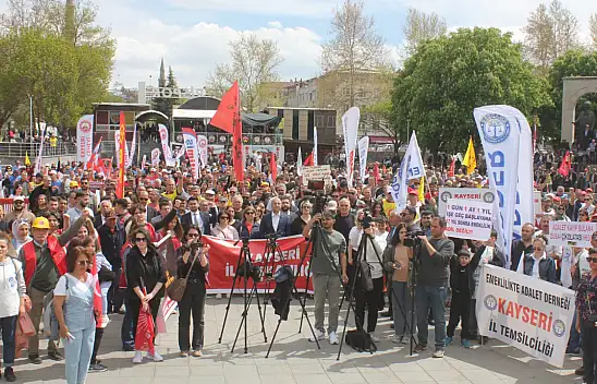Kayseri'deki 1 Mayıs kutlamalarında neler yaşandı