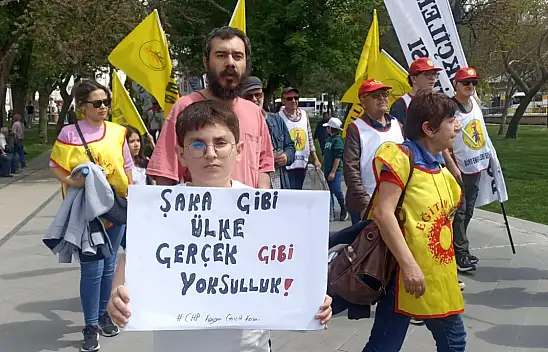 Kayseri'deki 1 Mayıs kutlamalarından renkli görüntüler