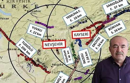 Kayseri'deki 6 fay komşuyu da tehdit ediyor! Evsen tek tek açıkladı