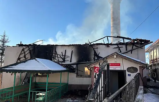 Kayseri'deki cami yangını ile ilgili açıklama!