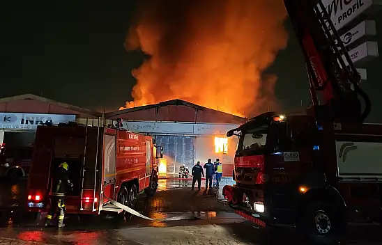 Kayseri'deki fabrika yangınında son gelişme
