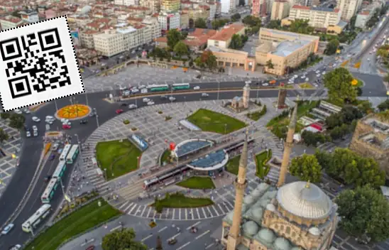 Kayseri'deki iş yerlerine asılan bu karekod ne işe yarıyor?