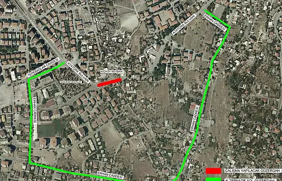 Kayseri'deki o yol gece yarısına kadar kapatılıyor!