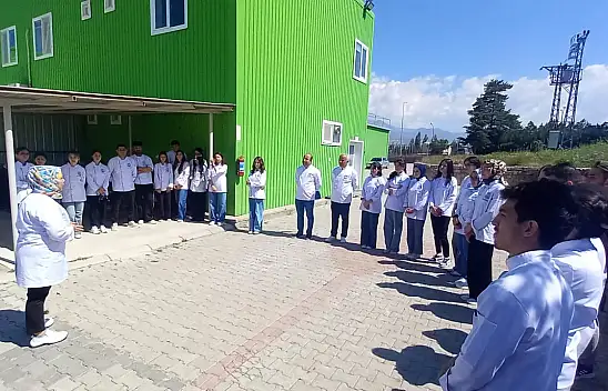 Kayseri'deki tesiste neler oluyor? Öğrenciler yerinde gördü