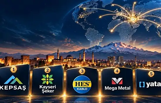 Kayseri'den 11 şirket Türkiye'nin devler ligine girdi