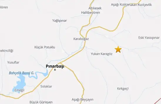 Kayseri'de deprem!
