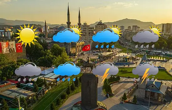 Kayseri için uyarı geldi: 4 gün boyunca yağış var!