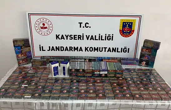 Kayseri jandarmasından kaçakçılara geçit yok! 10 bin adet ele geçirildi