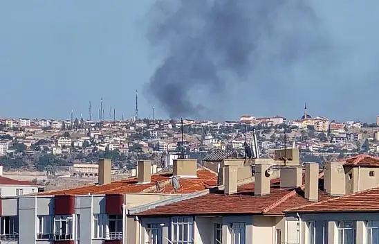 Kayseri Mimarsinan Kasabası'nda yangın
