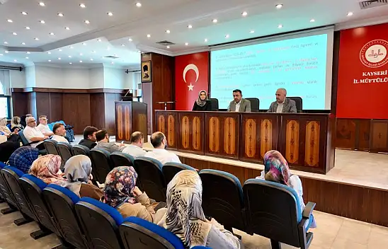 Kayseri Müftülüğü'nde eğitim zirvesi!