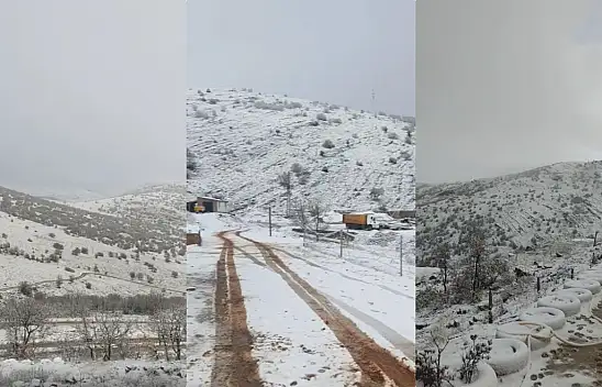 Kayseri'nin o ilçesi beyaza büründü!