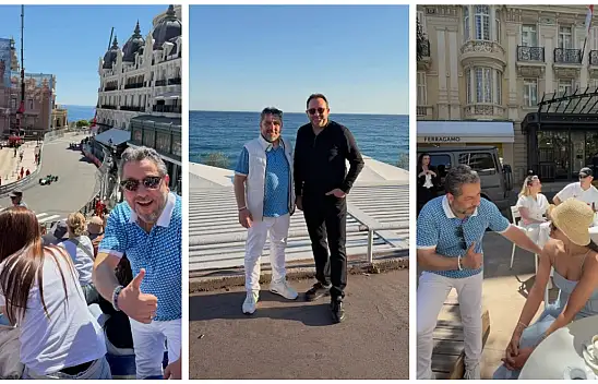 Kayseri'nin ünlü iş adamlarının Monaco pozları!