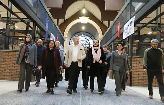 Kayseri'nin yeni çarşısını gezdiler, tam not verdiler