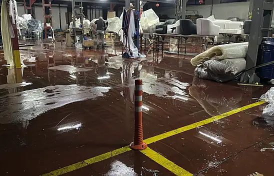 Kayseri OSB'de su basmayan fabrika kalmadı