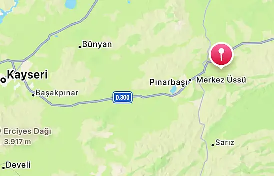 Kayseri sabah saatlerinde yine sallandı