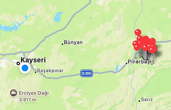 Kayseri sabaha kadar sallandı! 56 deprem oldu