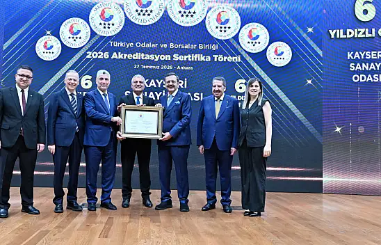Kayseri Sanayi Odası'nda akreditasyon sevinci