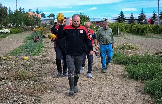Kayseri Tarım Müdürlüğü Talas'ta hayvancılık ve üretim alanlarını inceledi