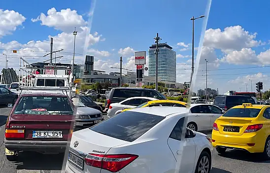 Kayseri'de trafik neden kilitlendi? Sürücüler o noktaya dikkat çekti