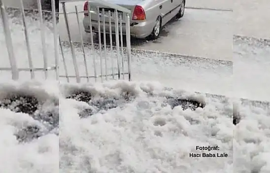 Kayseri'yi dolu vurdu, tarım alanları zarar gördü