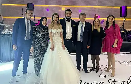 Kayserili Başkan Veli Solak ve ailesinin mutlu günü